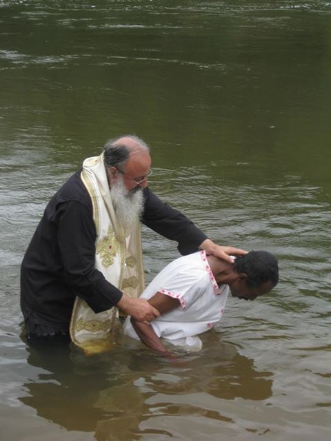 Baptism by Bishop Ignatios